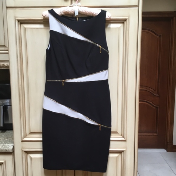 Cache Black & White Dress - Picture 4 of 4